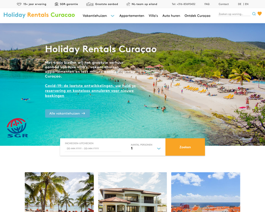 Holiday Rentals Curacao Logo