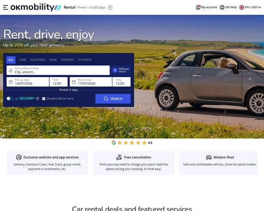 OK Rent a Car Logo